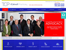 Tablet Screenshot of calwellpractice.com